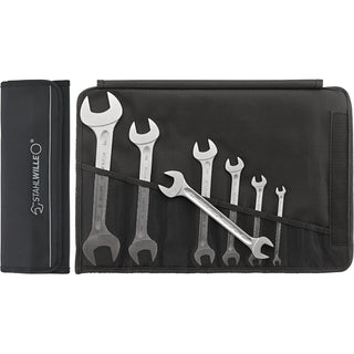 Stahlwille 96404306 10a/7 Double Open Ended Spanner Set w/ Wallet