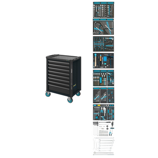 Hazet 179N-8-RAL7021/300 Tool Trolley Assistent with 300 Tools