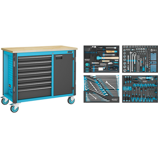 Hazet 179NW-7/230 Mobile Work Bench with 230 Tools