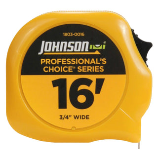 Johnson 1803-0016 16' x 3/4" Professional's Choice Power Tape