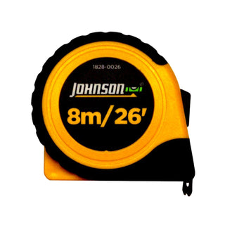 Johnson 1828-0026 8m/26' x 1" Metric/Inch Power Tape