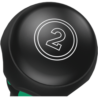 Wera 1855 PZ Kraftform Ball-Grip Pozidriv-Head Screwdriver, PZ2 x 100 mm