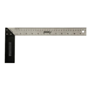 Johnson 1910-1200 12" Inch/Metric Structo-Cast Try & Mitre Square