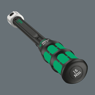 Wera Click-Torque XP 3 pre-set adjustable torque wrench for insert tools, 15-100 Nm, 15 Nm, 9x12 x 15.0 Nm x 15-100 Nm