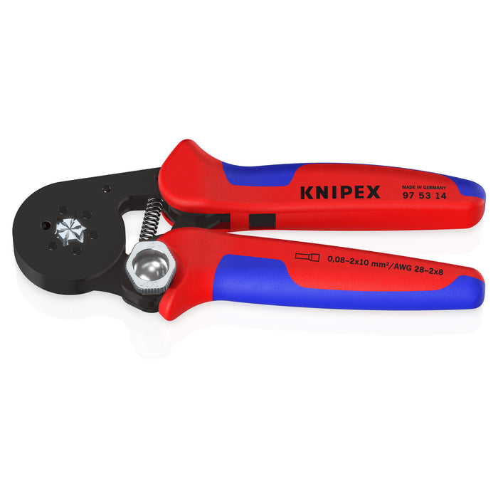 Knipex 97 53 14 7 1/4" Self-Adjusting Crimping Pliers For Wire Ferrules