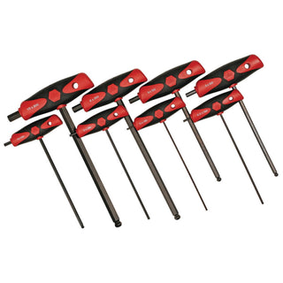 Wiha Tools 33496 8 Piece SoftGrip Hex Metric T-handle Set