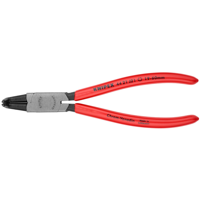 Knipex 44 21 J21 SBA 6 3/4" Internal 90° Angled Snap Ring Pliers-Forged Tips