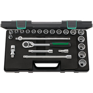 Stahlwille 96035125 50a/17/6 1/2" Drive SAE Socket Set, 23 Pcs