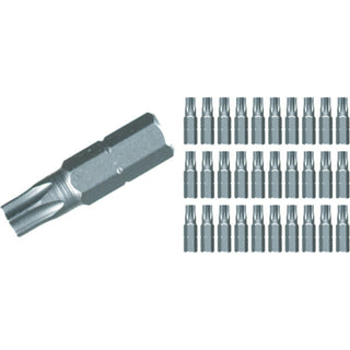 Wiha Tools 72577 T20 x 25mm TORX Contractor Insert Bit, 30 Pack