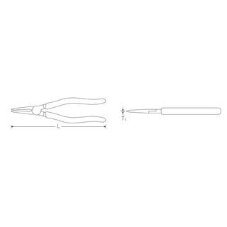 Stahlwille 65436101 Circlip pliers for internal circlips