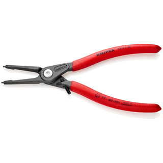 Knipex 48 31 J2 7 1/4" Internal Precision Snap Ring Pliers-Limiter