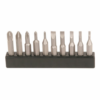 Wiha Tools 75987 10 Piece Slotted and Phillips MicroBits Set