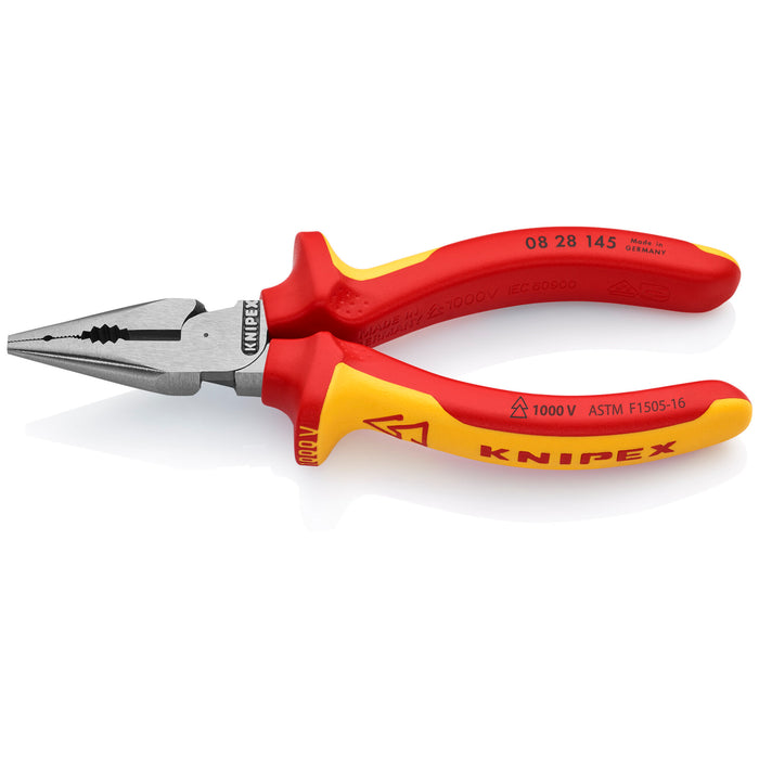 Knipex 08 28 145 SBA 5 3/4" Needle-Nose Combination Pliers-1000V Insulated