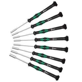Wera 05345278001 Kraftform Micro Metric Precision Nut Driver Set