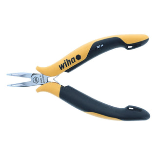 Wiha Tools 32744 Chain Bent Nose 45 Degree ESD Safe Pliers