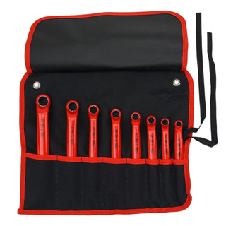 Wiha Tools 21095 Insulated Deep Offset Wrench Metric Pouch Set, 8 Piece