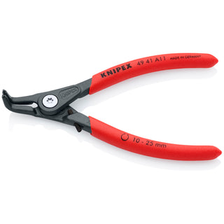 Knipex 49 41 A11 5 1/4" External 90° Angled Precision Snap Ring Pliers-Limiter