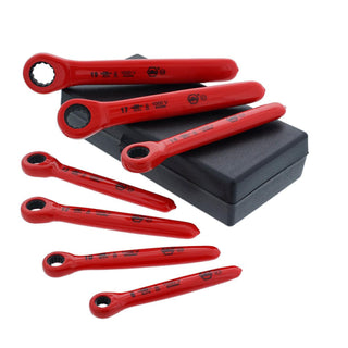 Wiha Tools Tools 21290 7 PC Insulated Metric Ratchet Wrench Set