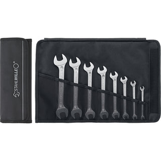 Stahlwille 96400305 10/8 Double Open Ended Wrench Set - Metric 8 pcs