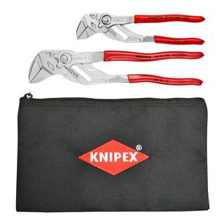 Knipex 9K 00 80 109 US 2 Pc Pliers Wrench Set With Keeper Pouch