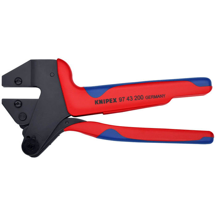 Knipex 97 43 200 8" Crimp System Pliers in Plastic Case