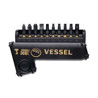 Vessel Tools 220USB11GLUL1 Rechargeable BALL GRIP Screwdriver Limited Kit, Gold Edition