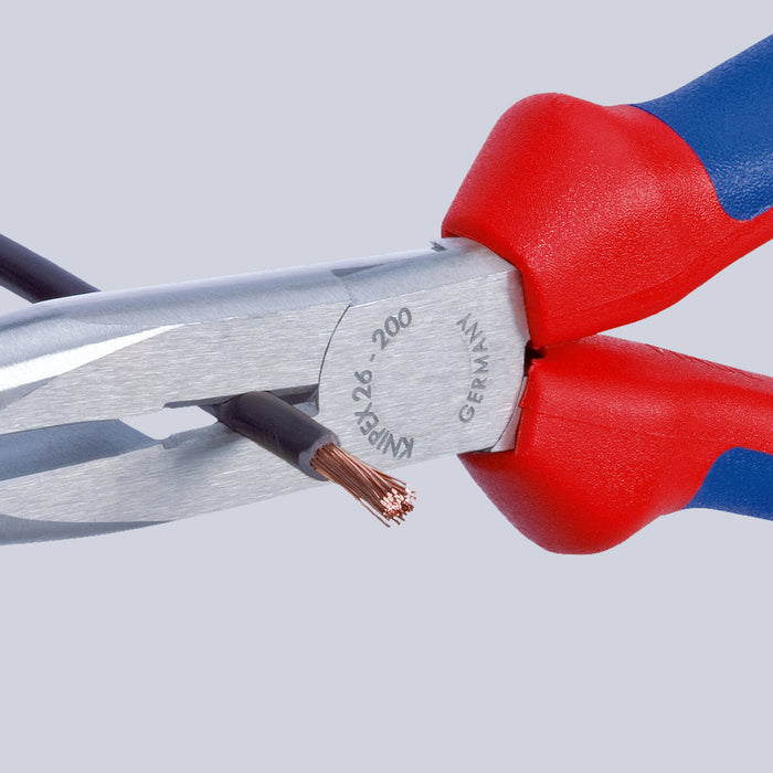 Knipex 26 12 200 8" Long Nose Pliers with Cutter