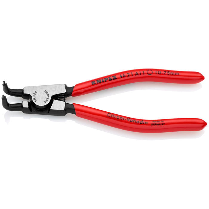 Knipex 46 21 A11 SBA 5" External 90° Angled Snap Ring Pliers-Forged Tips