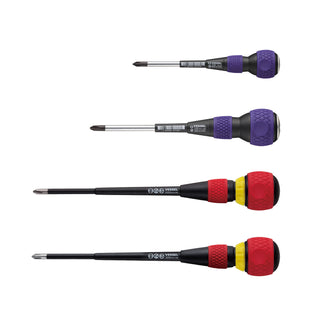 Vessel Tools 2304JSPB BALL GRIP JIS Screwdriver Set, 4 Pc.