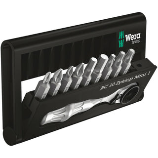 Wera Bit-Check 10 Zyklop Mini 1, 10 pieces