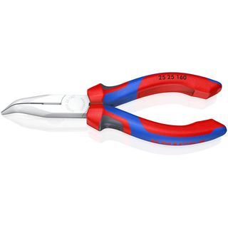Knipex 25 25 160 KnipeXtend Long Nose 45° Angled Pliers with Cutter, 6 1/4"