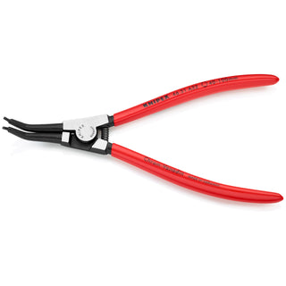 Knipex 46 31 A32 8 1/4" External 45° Angled Snap Ring Pliers-Forged Tips