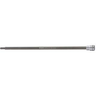 Hazet 2584LG-1A 3/8 inch (10 mm) Square ∙ Hollow Drive Shaft Screwdriver Socket ∙ Inside hexagon Profile ∙ 6 mm