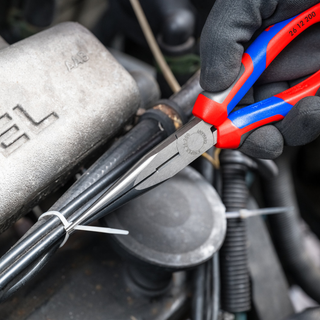 Knipex 26 12 200 SBA KnipeXtend Long Nose Pliers with Cutter, 8"