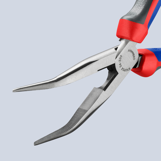 Knipex 26 22 200 KnipeXtend Long Nose 40° Angled Pliers with Cutter, 8"