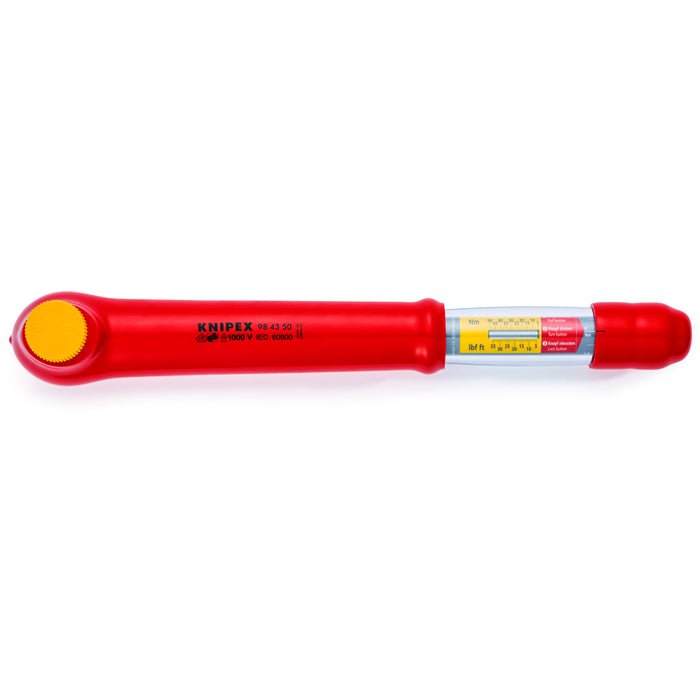Knipex 98 43 50 1/2" Drive Torque Wrench-1000V Insulated