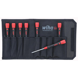 Wiha Tools 26493 7 Piece PicoFinish Precision Ball End Hex Screwdriver Set - Inch