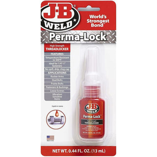 J-B Weld 27113 Perma-Lock Red Threadlocker, 13 mL