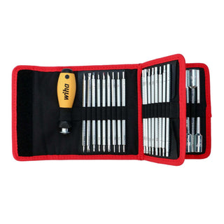 Wiha Tools 28187 32 Piece ESD Safe Drive-Loc VI Blade Set in Folding Wallet