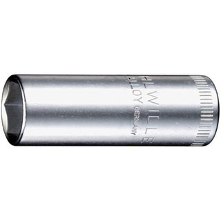 Stahlwille 01020010 40L Extra Deep 6-pt 1/4" Socket, 10 mm