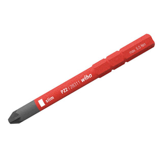 Wiha Tools 28331 #2 x 75mm Insulated SlimLine Pozidriv Torque Screwdriver Blade