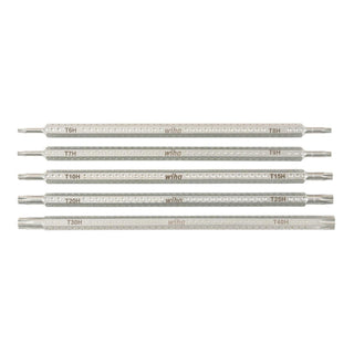 Wiha Tools 28477 5 Piece Drive-Loc VI Security Torx Blade Set