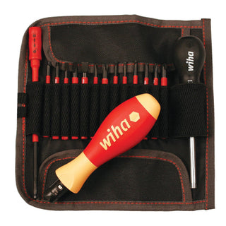 Wiha Tools 28792 Insulated Torque Screwdriver Set, 16 Piece