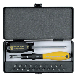 Wiha Tools 28890 24 Piece ESD Torque Screwdriver Micro Bit Box Set 15-80 in-oz.