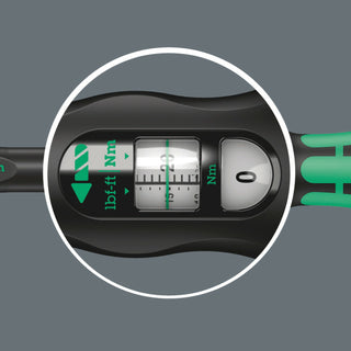 Wera Click-Torque C 3 Push R/L adjustable torque wrench for clockwise and anti-clockwise torque-control, 40-200 Nm, 1/2" x 40-200 Nm