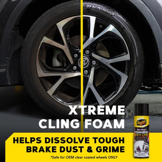 Meguiar's G250320 Hot Rims Foaming Wheel & Tire Cleaner - Quickly Powers Through Brake Dust and Grime