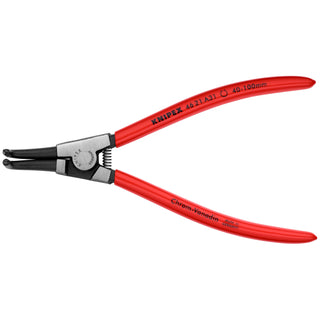 Knipex 46 21 A31 SBA 8" External 90° Angled Snap Ring Pliers-Forged Tips