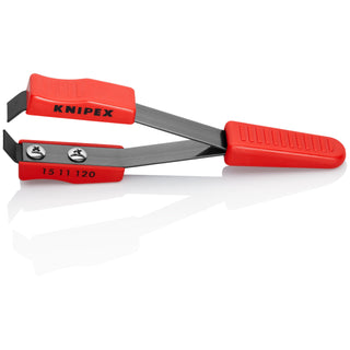 Knipex 15 11 120 4 3/4" Steel and Plastic Stripping Tweezers Magnetic Tips