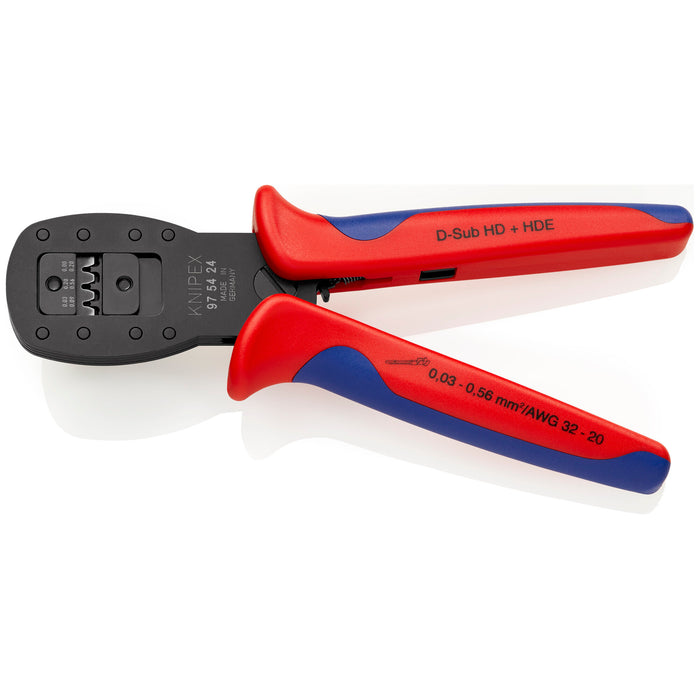 Knipex 97 54 24 7 1/4" Crimping Pliers for Micro Plugs