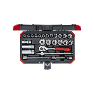 Gedore R59003026 Socket set 3/8 size6-24mm 26pcs